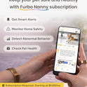 Furbo 360° Dog Camera [Subscription Required] Unlock w/Paid Plan: Home Security & Dog Safety Alerts, Rotating Pet Treat Toss, 2-Way Speaker (Low Risk, 3mo Min. Cancel Anytime)