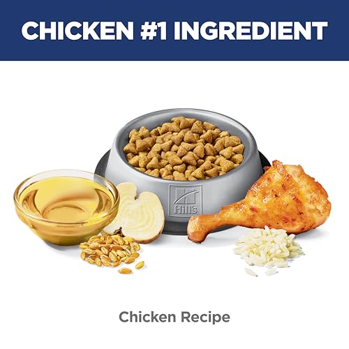 Hill's Science Diet Adult 1-6 Hairball Control Dry Cat Food, Chicken, 3.5 lb. Bag