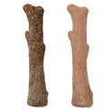 Pupstages Dogwood Calming Dog Chew Toy – Real-Wood Blend, Moderate Chewers, Medium, 7.5", 2-Pack (Natural & Hemp Flavors)