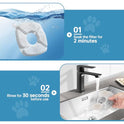 32 Pcs Cat Water Fountain Replacement Filters-16 Pack Cat Fountain Filters with 16 Pack Sponges, Enhanced Compatibility Pet Fountain Filter Fit for 95oz/2.8L 135oz/4L 67oz/2L Pet Drinking Fountain