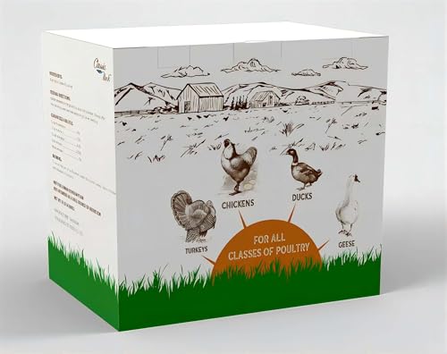 Classic Flock 11 lb Black Soldier Fly Larva - BSFL is a high Calc-Rich Chicken Feed with More Calcium Than mealworms.It is a Pure Natural Food that Provides high Protein for Chickens and Birds
