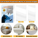 12 Pack Cat Scratch Furniture Protector Anti-Scratch Deterrent Tapes Premium Cat Couch Protector with Strong Stickiness No-Residue for Couch Doors & Walls