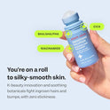 Peach Slices - Smoothing Solution Ingrown Hair Treatment (1.69 oz) - Smooth, Relieve, Soften Skin - 360 Roller - BHA, AHA, PHA, Niacinamide, Licorice - Vegan & Cruelty Free - Korean Skin Care & Beauty