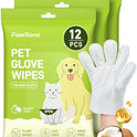 36PCS Hypoallergenic Pet Glove Wipes for Dogs, Cats & Small Animals | No-Rinse Deodorizing Dog Wipes for Paws, Butt, Eyes & Ears | Pet Wipes for Stain & Odor Cleanup Between Baths & Travel