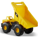 CAT Construction Toys, Construction Fleet 10" Dump Truck Toy - Heavy‑Duty Plastic, Working Tilting Bed & Free‑Rolling Wheels, Indoor/Outdoor Sandbox Truck for Toddlers & Kids Ages 2-6