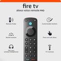Fire TV Alexa Voice Remote Pro (newest model) with remote finder, TV controls, and backlit buttons