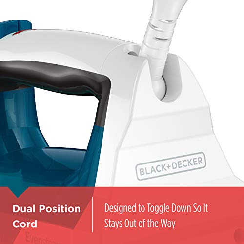 BLACK+DECKER Easy Steam Iron for Clothes with SmartSteam Technology | SmartSteam iron with stainless soleplate, anti-drip system and vertical steam for smooth wrinkle removal.