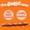 Hartz Oinkies Tender Twists Rawhide‑Free Dog Chews with Real Chicken Breast, Highly Digestible, Long‑Lasting Treats, 36 Count