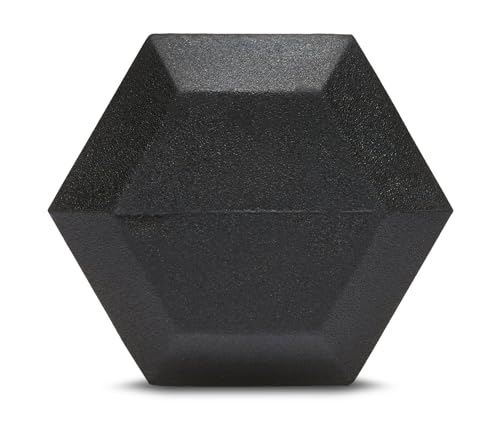 Basics Rubber Hex Dumbbell Hand Weight
