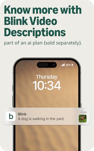 Blink Mini 2K+ (newest model) – Plug-in Home & Pet Indoor Security Camera with 2K video resolution, night vision, enhanced audio, motion detection – 2 cameras (White)