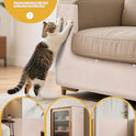 78.7"x15.8" Cat Scratch Mat, Trimmable Self-Adhesive Carpet, DIY Climb Cat Scratcher for Furniture Couch or Wall Protector, Covering Cat Scratching Post Replacement Pads (Beige)