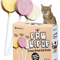 MalsiPree Cat Lollipop Treats - Interactive Cat Toy & Freeze Dried Cat Treats - Fun Suckers & Pops - Healthy Cat Birthday Treats, Cake Alternative & Snack - Food Toppers Chicken & Pumpkin, 18 Pack