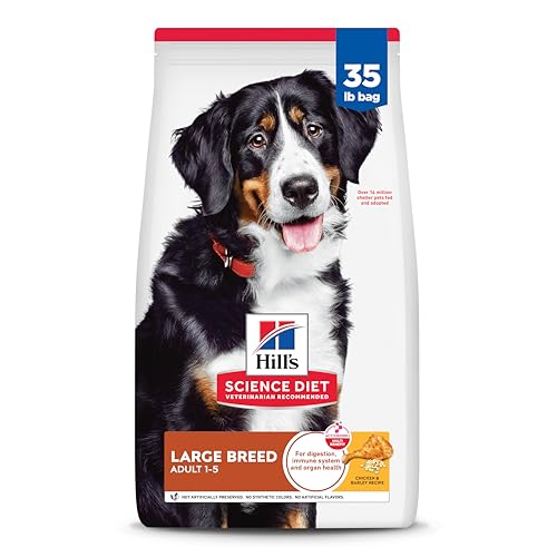 Hill's Science Diet Adult 1-5 Large Breed Dry Dog Food, Chicken & Barley, 35 lb. Bag