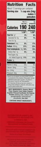 Annie's Organic Classic Pancake and Waffle Mix, Kids Breakfast, Vegan, 26 oz