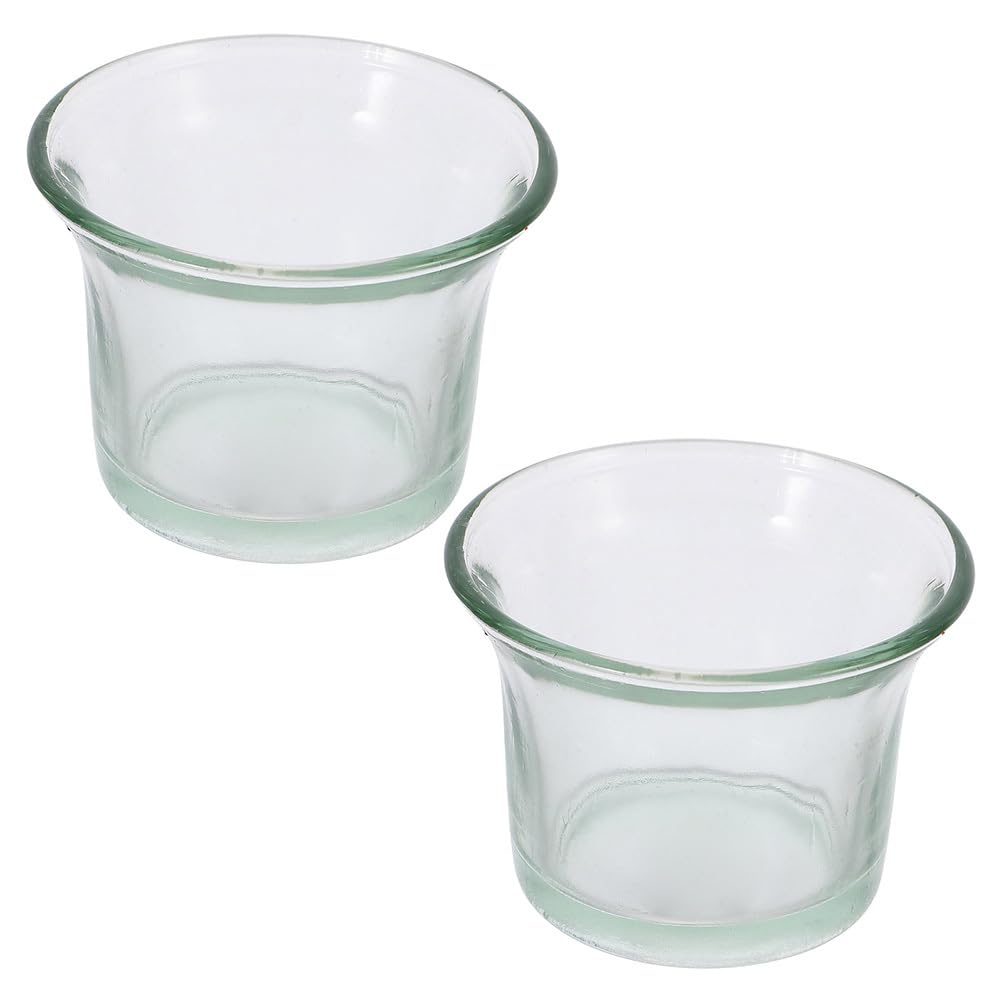 Abaodam 2Pcs Glass Replacement Feeder Cups for Hummingbird Wild Bird Feeders Durable Outdoor Accessories for Garden Balcony Weather Resistant Easy to Clean