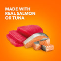 IAMS Perfect Portions Grain Free Wet Cat Food, Indoor Adult Cat Food Wet Cuts in Gravy, Variety Pack: Tuna & Salmon Recipe, 1.98 lb. (Pack of 1) Twin-Pack Trays