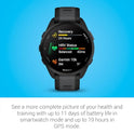 Garmin Forerunner 165, Running Smartwatch, Colorful AMOLED Display, Training Metrics and Recovery Insights, Black