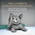 Sheba Perfect Portions Kitten Wet Cat Food Pate Chicken Entree, Salmon Entree, and Turkey Entree, 2.6 oz. Twin-Pack Trays (24 Count, 48 Servings)