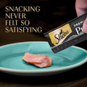 Sheba Premium Puree Cat Treats Lickable Roasted Chicken Flavor, Smoked Salmon Flavor, and Seared Tuna Flavor, 0.49 oz. Tubes, 24 Count