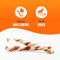 Good ‘n’ Fun Triple Flavor Twists for All Dogs, Treat Your Dog to Long-Lasting Chews Made with Beef Hide, Pork Hide and Chicken, 70 Count