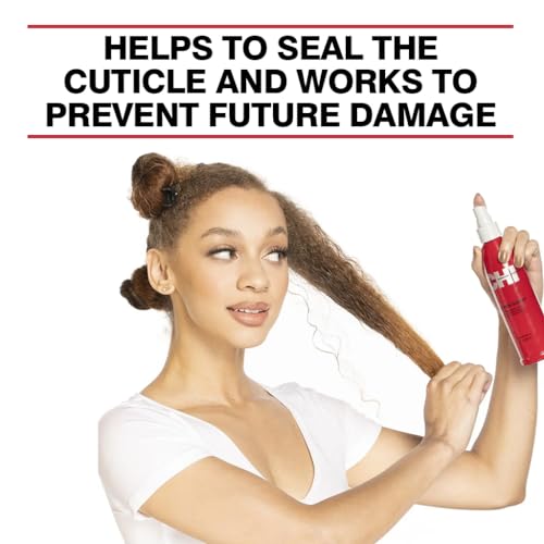 CHI 44 Iron Guard Thermal Protection Spray for Hair, Heat Damage Shield with Ceramic Minerals, Lightweight Styling Spray, Frizz Control & Shine Enhancer, 8 Fl Oz