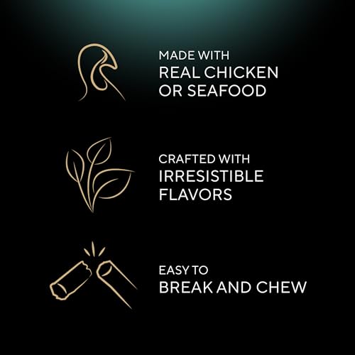 Sheba Meaty Tender Sticks Cat Treats Chicken, Tuna Flavor, or Salmon Flavor, 0.14 oz., 70 Count