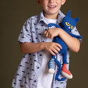 MerryMakers Pete the Cat Plush Doll, 14.5-Inch , Blue