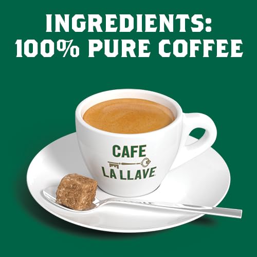 Cafe La Llave Latin Style Espresso Pods, Dark Roast, Compatible with Nespresso Original Line, 40 Count Aluminum Capsules