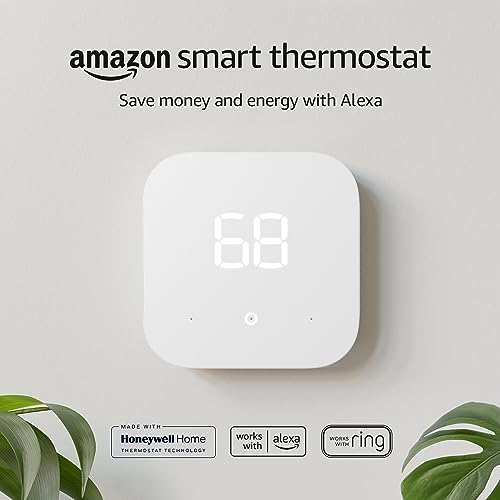 Smart Thermostat – Save money and energy - Works with Alexa and Ring - C-wire required