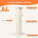 SOCATER Cat Scratching Post 33 Inch Nature Sisal Cat Scratch Post for Indoor Cats, Large Cat Scratcher Protect Your Furniture, for All Breeds