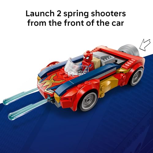 LEGO Marvel Spider-Man Car vs. Venomized Wolverine Building Toy for Boys & Girls - Super Hero & Villain Playset W/2 Marvel Minifigures - Gift Idea for Birthdays - Ages 7+ - 76336