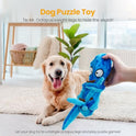 HGB Squeaky Dog Toys - Octopus No Stuffing Crinkle Plush Large Dog Toys to Keep Them Busy, Interactive Puppy Teething Chewing Pet Supplies for Chewer, Small, Medium, Large Breeds, 2 Pack