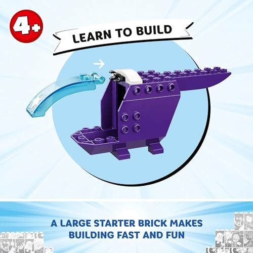 LEGO Marvel Team Spidey Web Spinner Headquarters Building Toy - Pretend Play Spidey and His Amazing Friends Toys Playset for Boys & Girls, Ages 4+ Years - 3 Superhero Minifigures - 10794