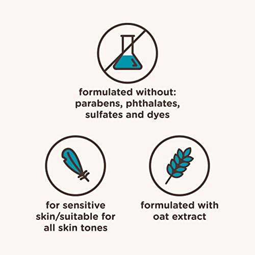 Aveeno Kids Face & Body Wash for Sensitive Skin, Oat Extract, Tear-Free, Non-Drying, Light Scent, Pump Dispenser, Hypoallergenic, Sulfate & Dye Free, 18 fl oz