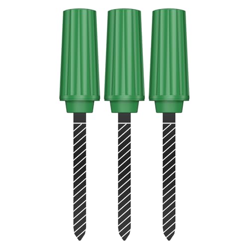 THIRDREALITY Smart Soil Moisture Sensor 3Pack,Zigbee hub Needed,Capacitive Probe,Moisture/Temperature Meter for Garden Planting,Compatible with Homey,Hubitat, SmartThings,Home Assistant