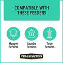 Pennington Pride Wild Finch Blend, Wild Bird Seed for Outside Feeders, Special Mix for a Variety of Musical & Colorful Songbirds, Great Bird Food to Use as Year-Round Feed, 10-lb. Bag