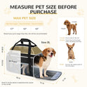Lekereise Top-Expandable Pet Carrier 18x11x11Inch Delta American United Airline Approved Soft Sided Underseat to 15lbs Travel Carriers for Small Dogs Cats with Locking Safety Zippers Anti-Scratch Mesh