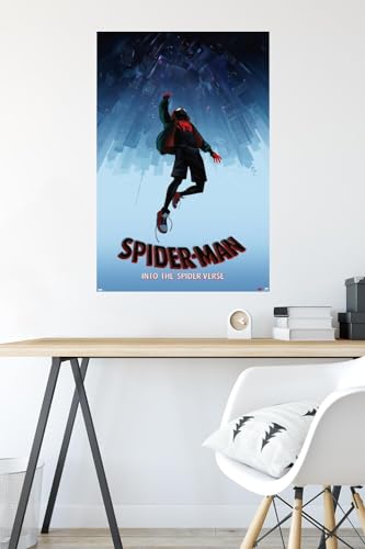Trends International Marvel Spider-Man - Into The Spider-Verse - Falling Wall Poster, 22.375" x 34", Unframed Version