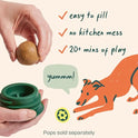 WOOF Pupsicle - Long-Lasting Interactive Dog Ball Toy to Keep Your Pup Busy and Distracted - Safe for Dogs - Low-Mess Design - Dog Toys for Medium and Large Dogs 25-75 lbs