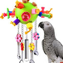 KATUMO Bird Toys, Parrot Pull Spoons Toys for Conure Cage Parakeet Cockatiel Quarker African Grey Mini Macaw  Parrots Cockatoo Small to Medium Birds