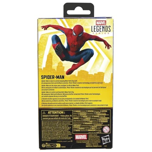 Marvel Legends Series Spider-Man, Spider-Man: Brand New Day Collectible 6-Inch Action Figure Set