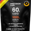 Precision Fuel PF60 Carb & Electrolyte Drink Mix Powder for Hydration & Energy - Endurance Sports Nutrition, Vegan, Hypotonic - 60g Carb, 1000mg Sodium per Litre - Mild Citrus Flavor, 1-Pack