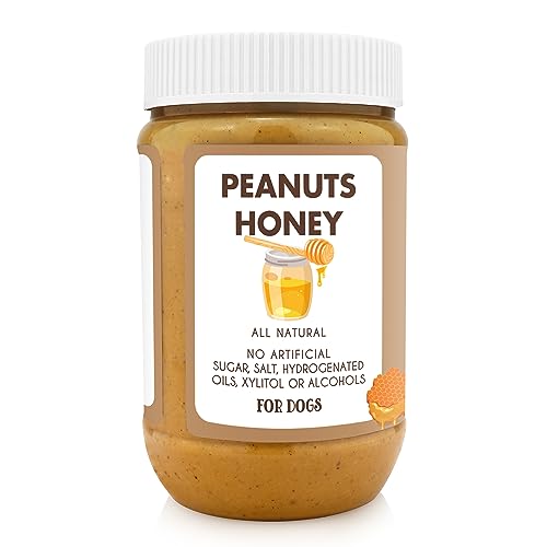 BUDDY BUDDER, Ruff Ruff Raw, Natural Dog Peanut Butter, Dog TreatMade in USA, (17 oz Jars)