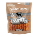 SmartBones Twists Wrapped with Chicken Made with Real Water Buffalo, 30 Count, Rawhide-Free Chews for Dogs, 7.40 Ounce (Pack of 1)