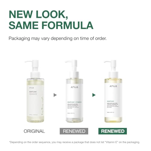 Anua Heartleaf Pore Control Cleansing Oil, Pore Cleanser, Sebum Care, Gentle Melting Oil Cleanser for Face, Safe For All Skin Type, Daily Hydrating Makeup Remover, Korean Skin Care (6.76fl.oz)