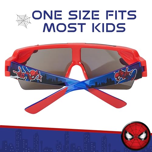 ARKAID Spider-Man Sunglasses for Kids | Marvel Shades | UV 400 | One Size Fits Most Kids