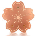 99.99% Pure Copper Bird Bath Disk, Triple Point Support Design Lower Cleaning Frequency for Physical Safe Water Purify Outdoor Bird Bowls All-Season (1, Copper Flower)
