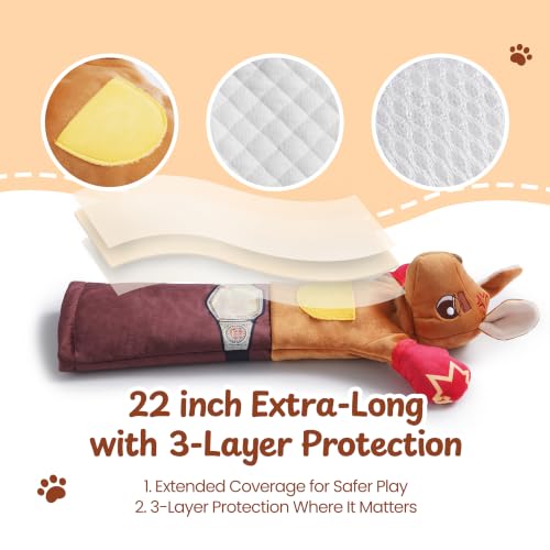 Cat Wrestling Glove, 22 inch Cat Puppet Wrestler with 5 Catnip Pouches & 3 Layer Resistant Protection, Interactive Cat Toy with Treat Pocket for Boredom Relief & Mental Stimulation