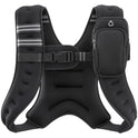 ZELUS Weighted Vest, 6lb/8lb/12lb/16lb/20lb/25lb/30lb Weight Vest with Reflective Stripe for Workout, Strength Training, Running, Fitness, Muscle Building, Weight Loss, Weightlifting