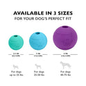 Chew King Fetch Balls Extremely Durable Natural Rubber Toy Pack of 3 - 3 inch Balls (CM-0263-CS01)